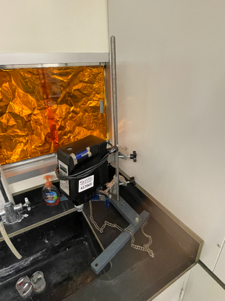 Image of Caframo BDC3030 Overhead Stirrer with Stand and Clamp